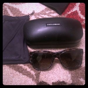 Auth Dolce & Gabbana Polarized Sunglasses, NWOT